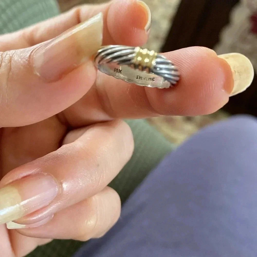 10k sterling ring